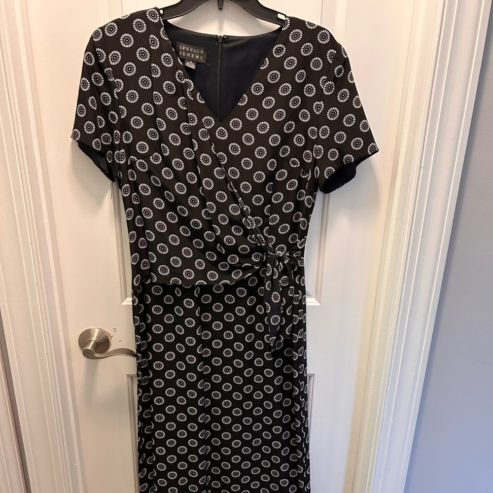 Spencer Jeremy 100 percent silk wrap maxi dress. Size 10